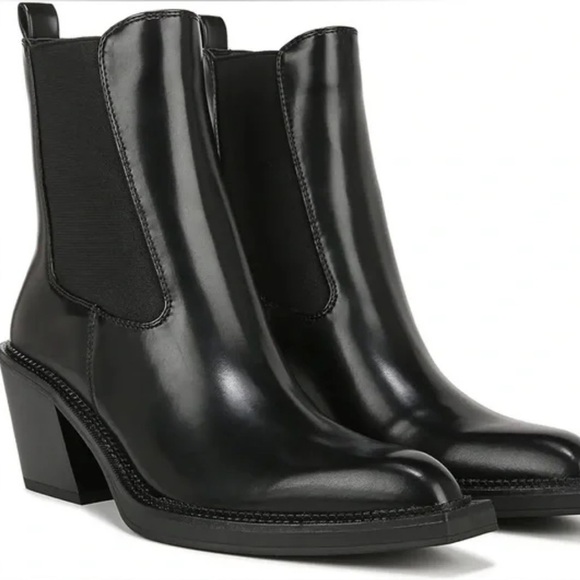Circus by Sam Edelman Shoes - *SAM EDELMAN* Black Heeled Chelsea Mindy Boots Size 7
